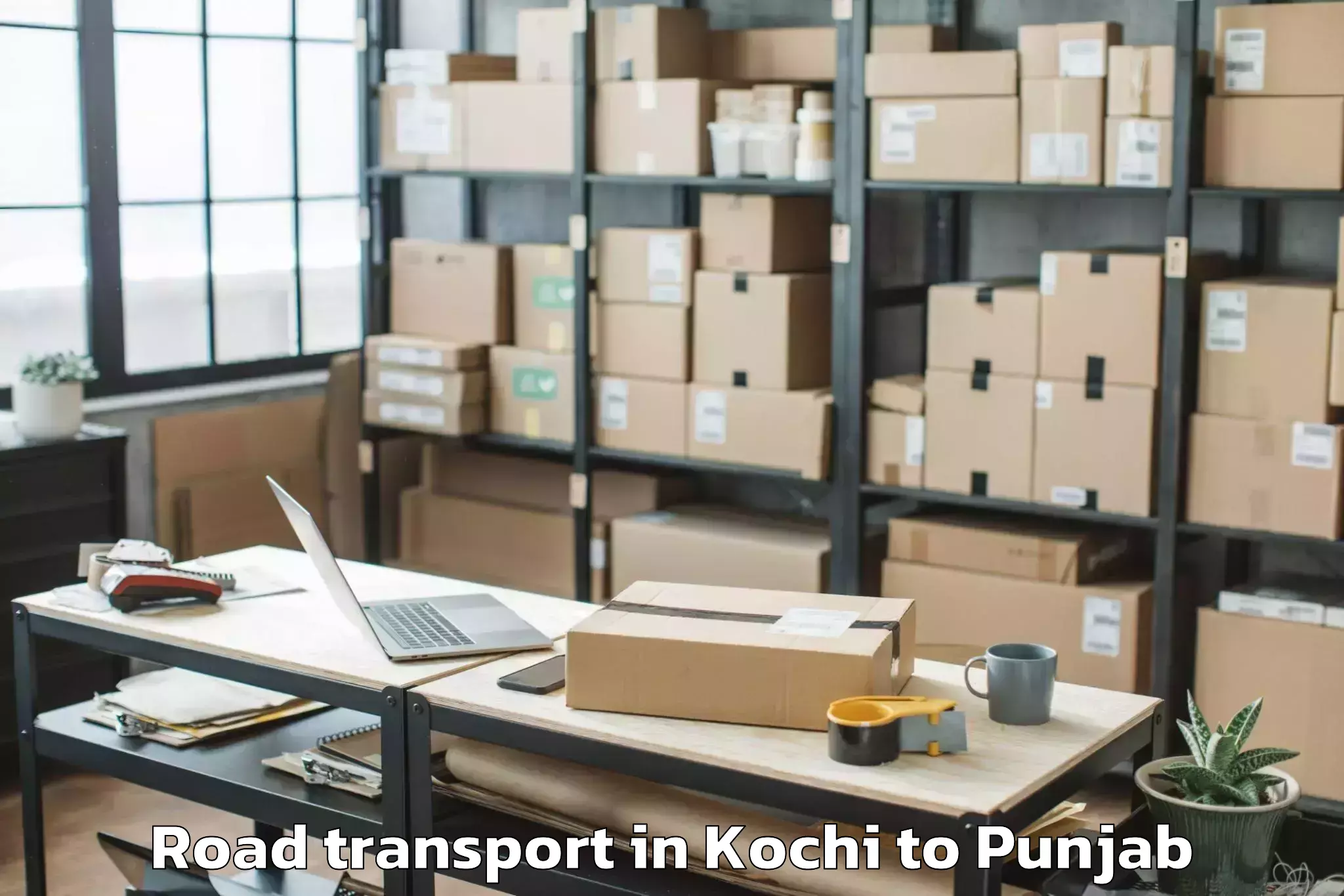 Book Kochi to Makhu Road Transport